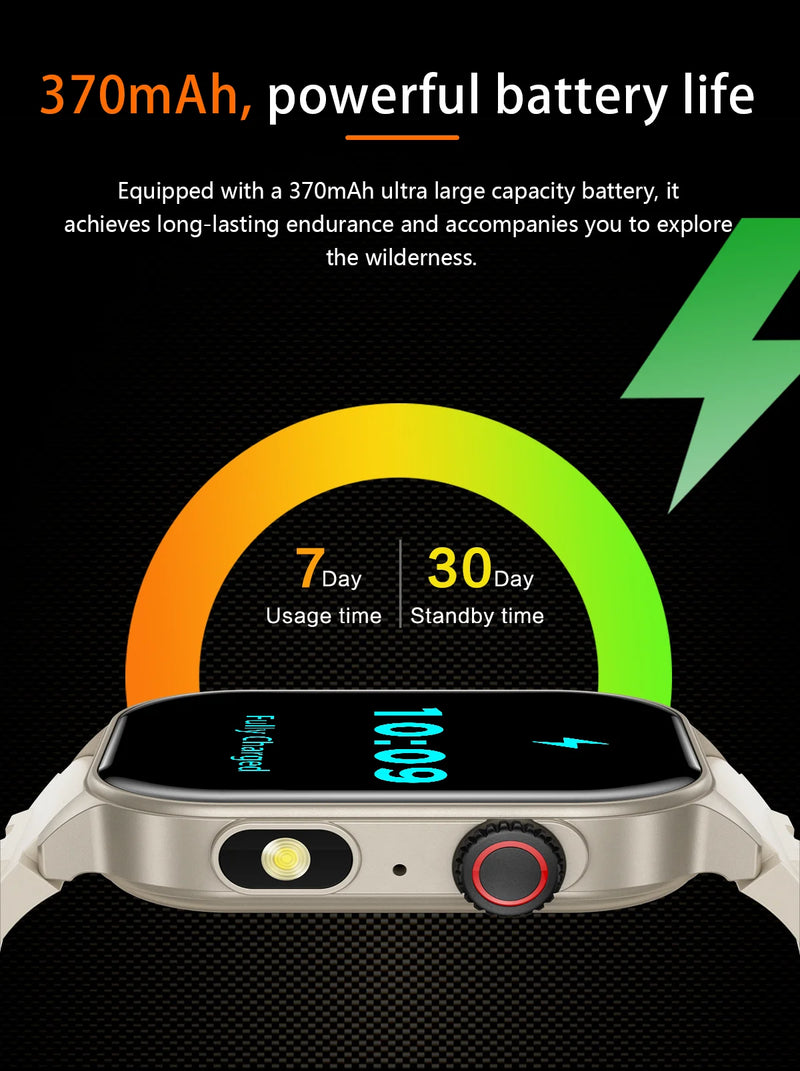 Relógio Inteligente 2.01" HD Display